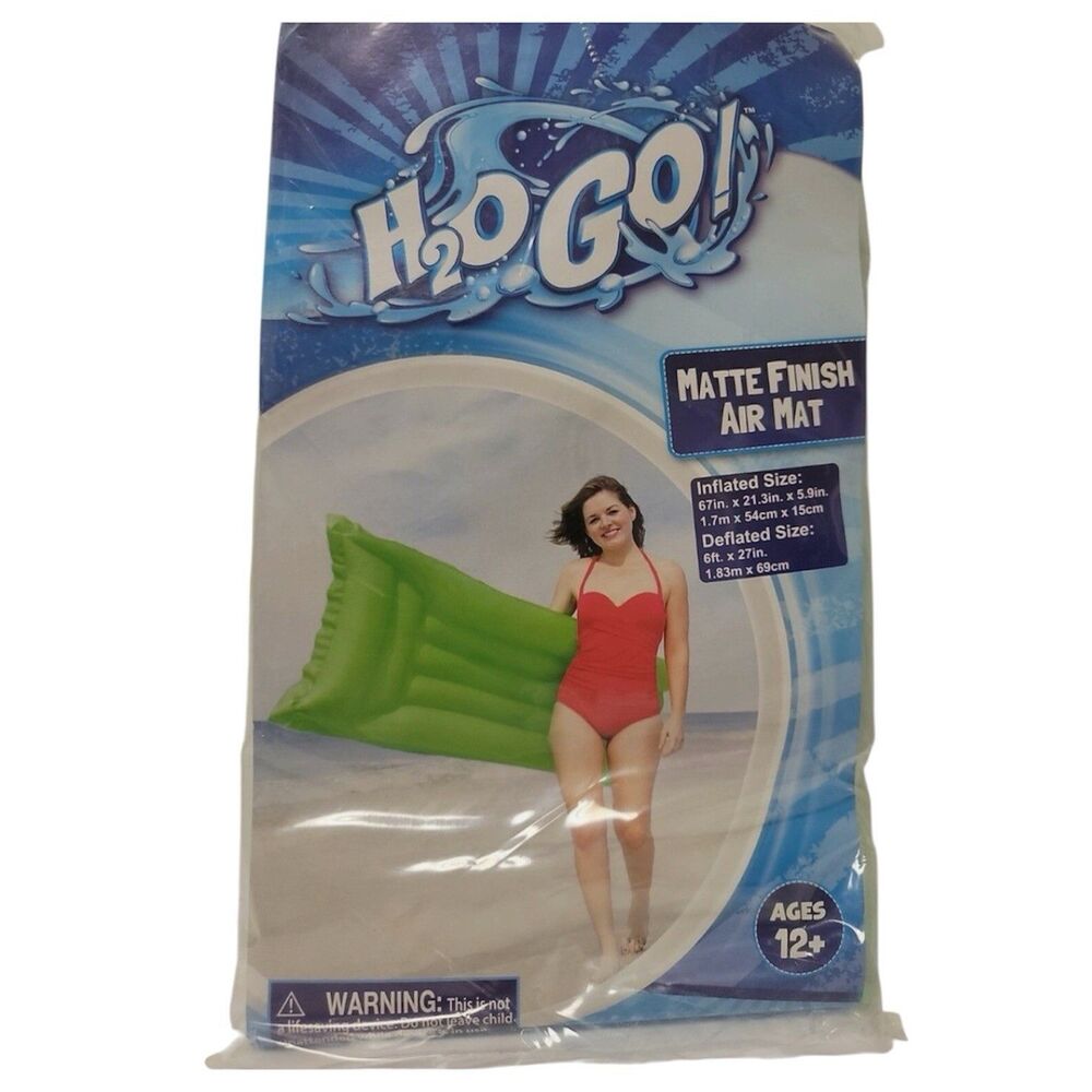 Bestway H2O GO! Green Matte Finish Air Mat 67" Ages 12+